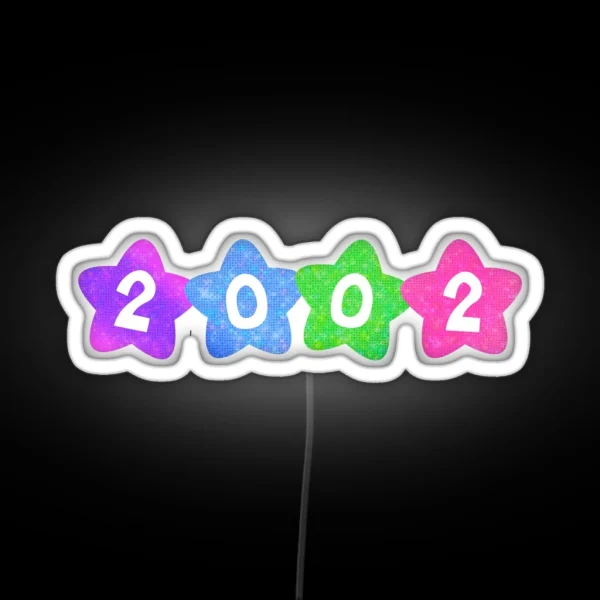 Kidcore 2002 RGB Neon Sign