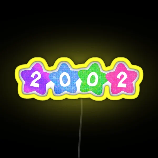 Kidcore 2002 RGB Neon Sign