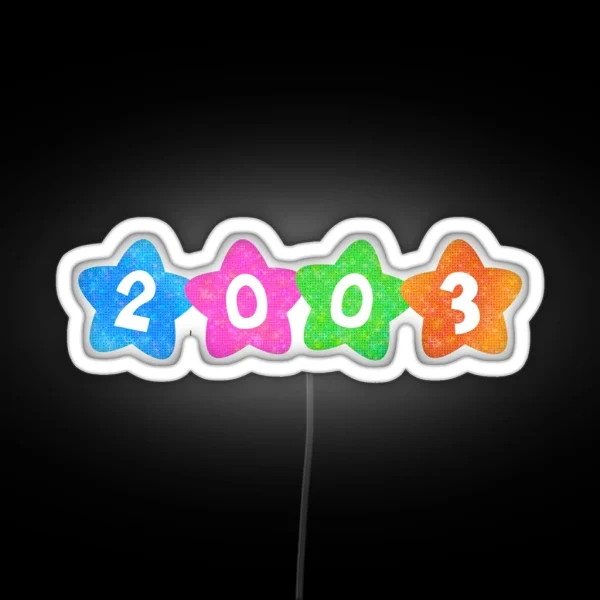 Kidcore 2003 RGB Neon Sign
