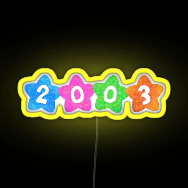 Kidcore 2003 RGB Neon Sign