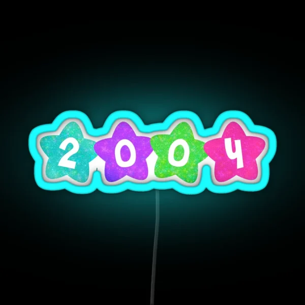 Kidcore 2004 RGB Neon Sign
