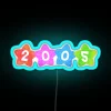 Retro Kidcore Aesthetic 80s Inspired 2005 Colorful Neon Sign