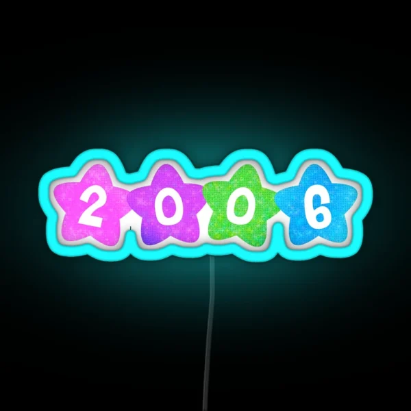 Kidcore 2006 RGB Neon Sign