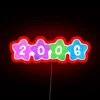 Retro Kidcore Aesthetic: Vibrant 2006 Era Inspired RGB Neon Sign