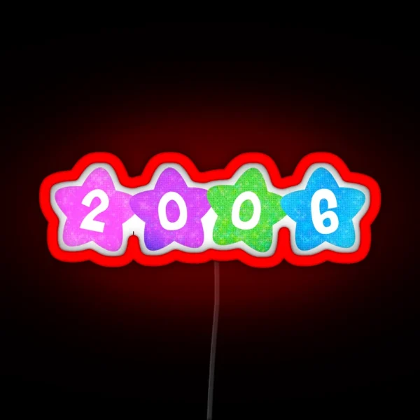 Kidcore 2006 RGB Neon Sign
