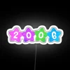 Vintage Kidcore Aesthetic Nostalgic 90s Retro RGB Neon Sign