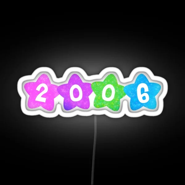 Kidcore 2006 RGB Neon Sign