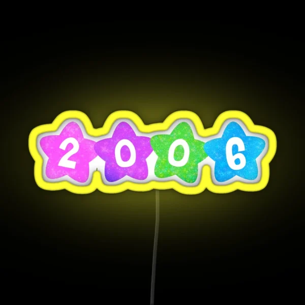Kidcore 2006 RGB Neon Sign