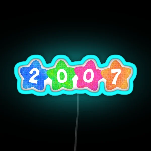 Kidcore 2007 RGB Neon Sign