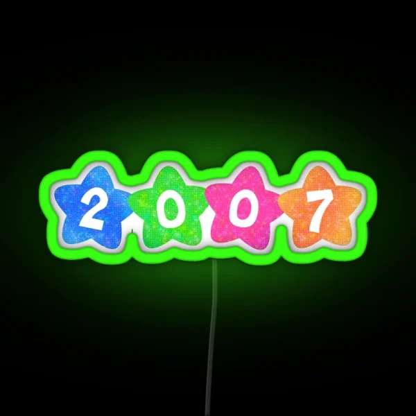 Kidcore 2007 RGB Neon Sign