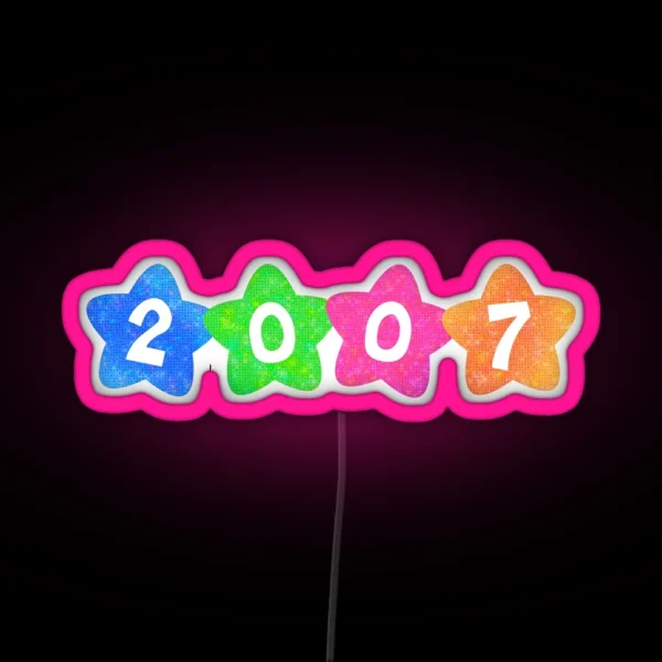 Kidcore 2007 RGB Neon Sign