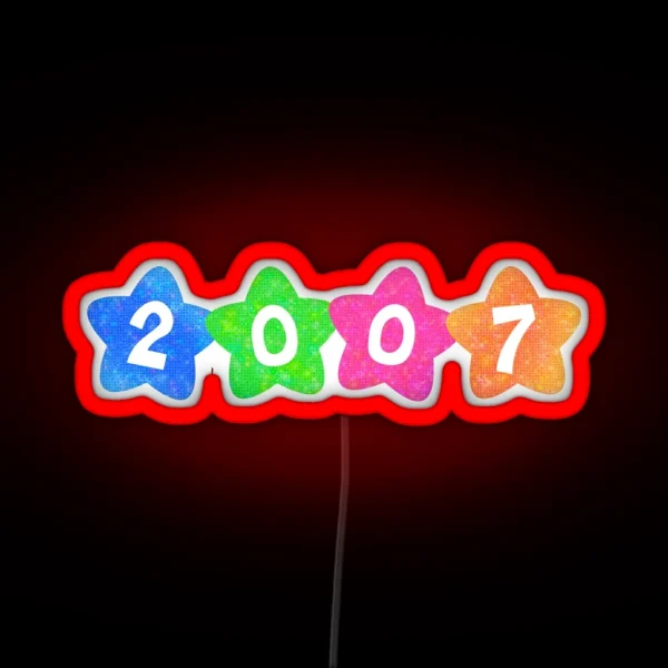 Kidcore 2007 RGB Neon Sign
