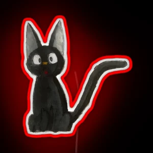 Kiki S Delivery Service Jiji Watercolor RGB Neon Sign