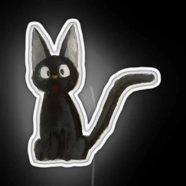 Kiki S Delivery Service Jiji Watercolor RGB Neon Sign