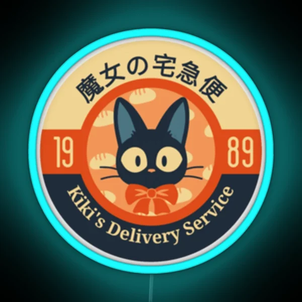 Kikiandx27 S Delivery Service A Classic Led RGB Neon Sign