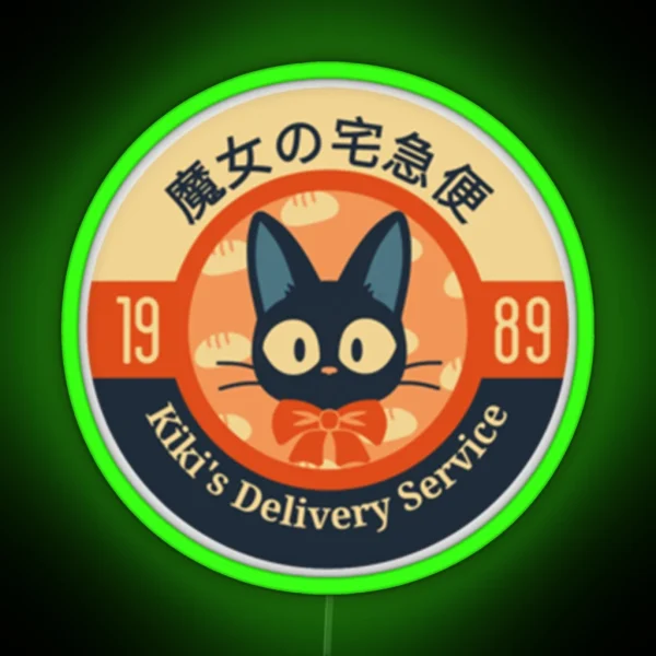 Kikiandx27 S Delivery Service A Classic Led RGB Neon Sign