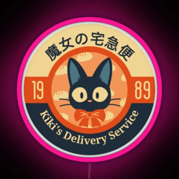 Kikiandx27 S Delivery Service A Classic Led RGB Neon Sign