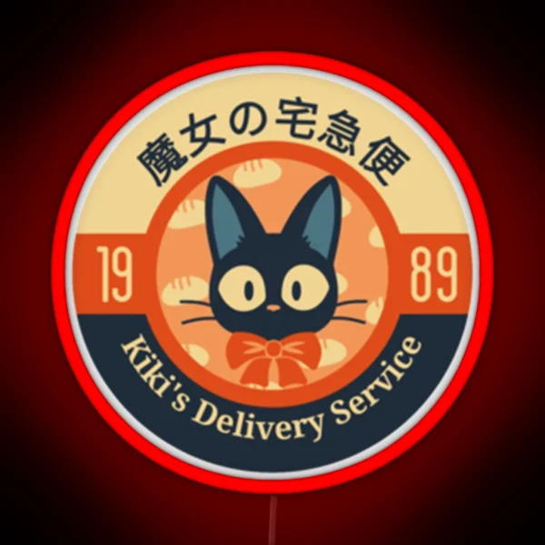 Kikiandx27 S Delivery Service A Classic Led RGB Neon Sign