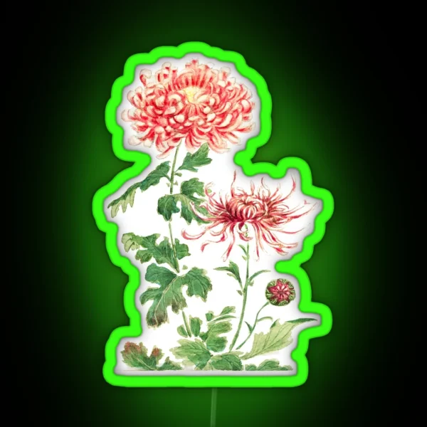 Kiku Chrysanthemum RGB Neon Sign