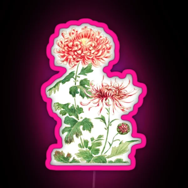 Kiku Chrysanthemum RGB Neon Sign