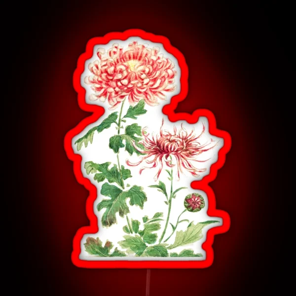 Kiku Chrysanthemum RGB Neon Sign