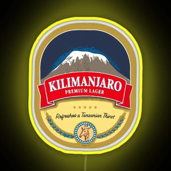 Kilimanjaro Lager 69 RGB Neon Sign