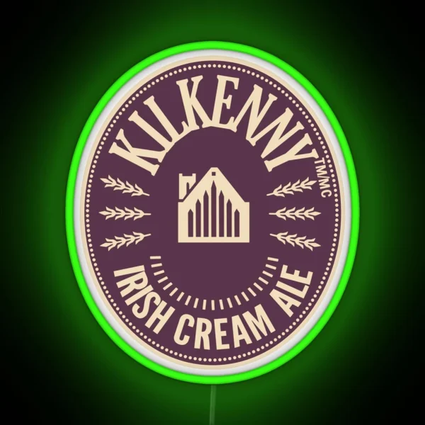 Kilkenny Irish Cream Ale Logo RGB Neon Sign