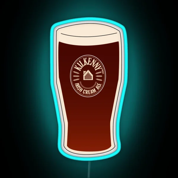 Kilkenny Irish Cream Ale Pint RGB Neon Sign