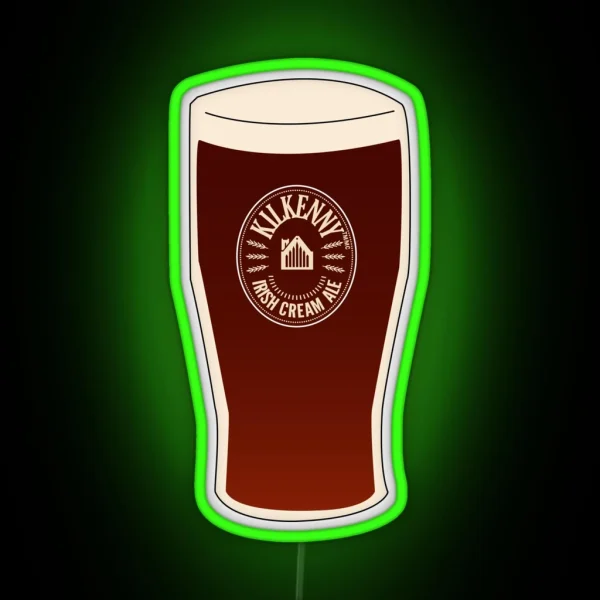 Kilkenny Irish Cream Ale Pint RGB Neon Sign