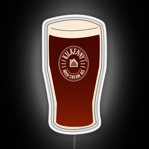 Kilkenny Irish Cream Ale Pint RGB Neon Sign