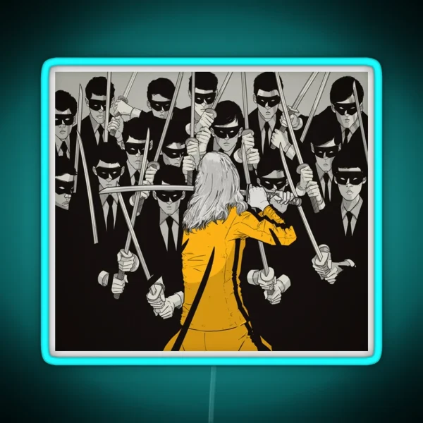 Kill Bill Concept Art RGB Neon Sign