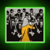 Kill Bill themed vibrant RGB neon light art decor display