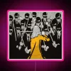 Unique Kill Bill inspiration RGB LED neon art canvas display