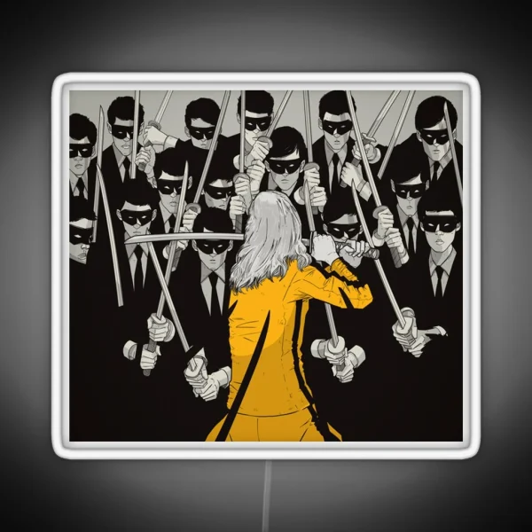Kill Bill Concept Art RGB Neon Sign
