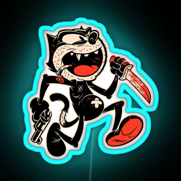 KILLER KAT RGB Neon Sign