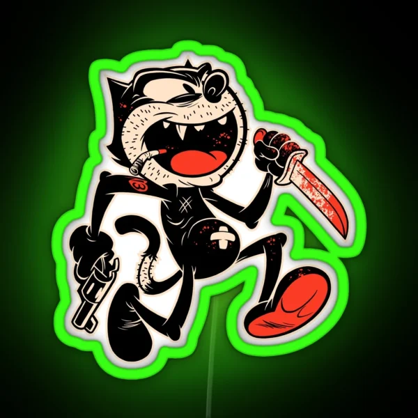 KILLER KAT RGB Neon Sign