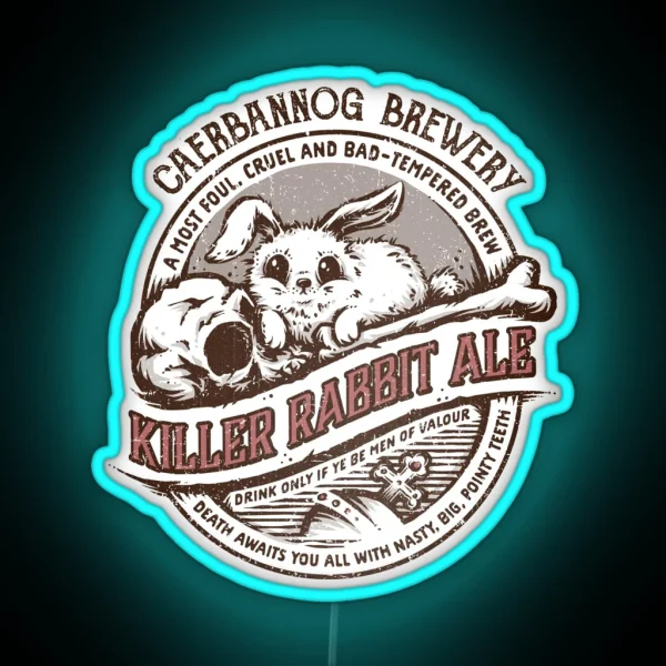 Killer Rabbit Ale RGB Neon Sign