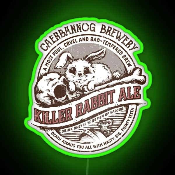 Killer Rabbit Ale RGB Neon Sign