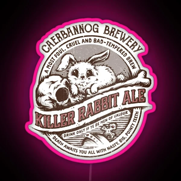 Killer Rabbit Ale RGB Neon Sign