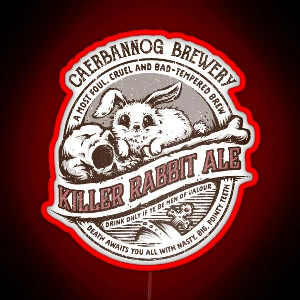 Killer Rabbit Ale RGB Neon Sign