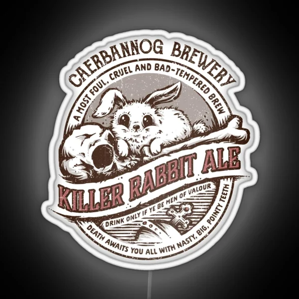 Killer Rabbit Ale RGB Neon Sign