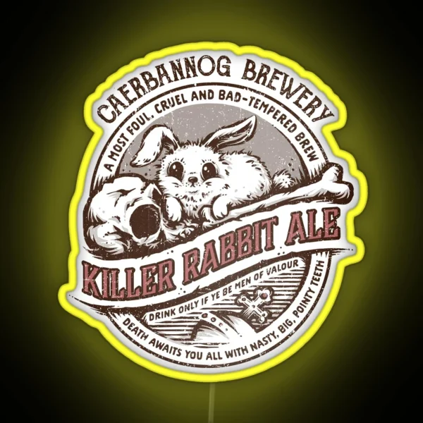 Killer Rabbit Ale RGB Neon Sign