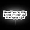 Get Over Yourself: A Sarcastic Reminder for Selfie Lovers Sign