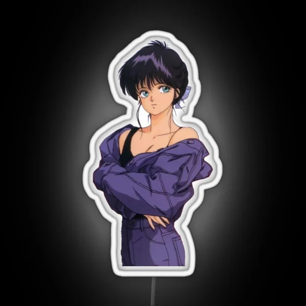 Kimagure Orange Road Madoka 90s Anime Girl RGB Neon Sign
