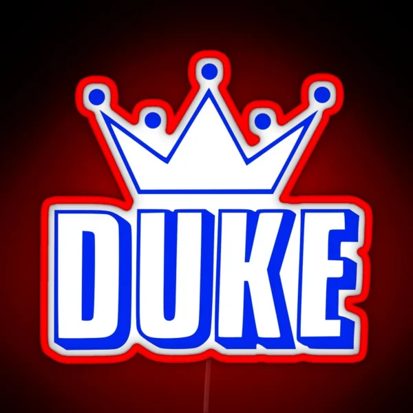 King King DUKE Blue RGB Neon Sign