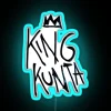 Vibrant LED King Kunta tribute sign inspired by Kendrick Lamar.