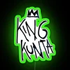 Neon Sign with RGB Lighting and Music-Inspired Hip Hop Graphic Design