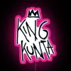 LED Artwork Display with Vibrant Color Changing King Kunta Music Quote