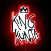 Neon Sign with RGB lights featuring King Kunta by Kendrick Lamar lyrics.