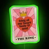 Taylor Swift King of My Heart RGB Neon Room Decor Sign